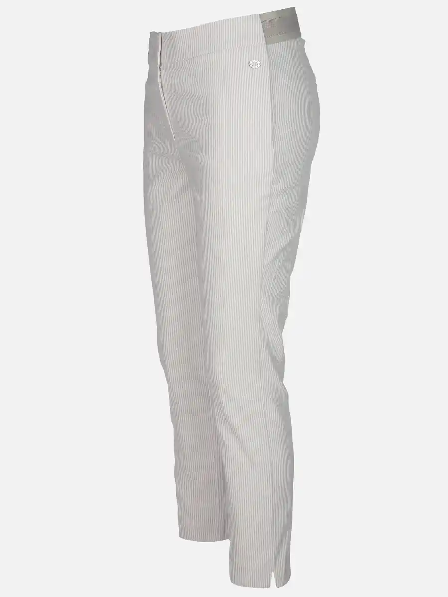 Bild 3 von Damen Sommerhose mit Streifen Grau