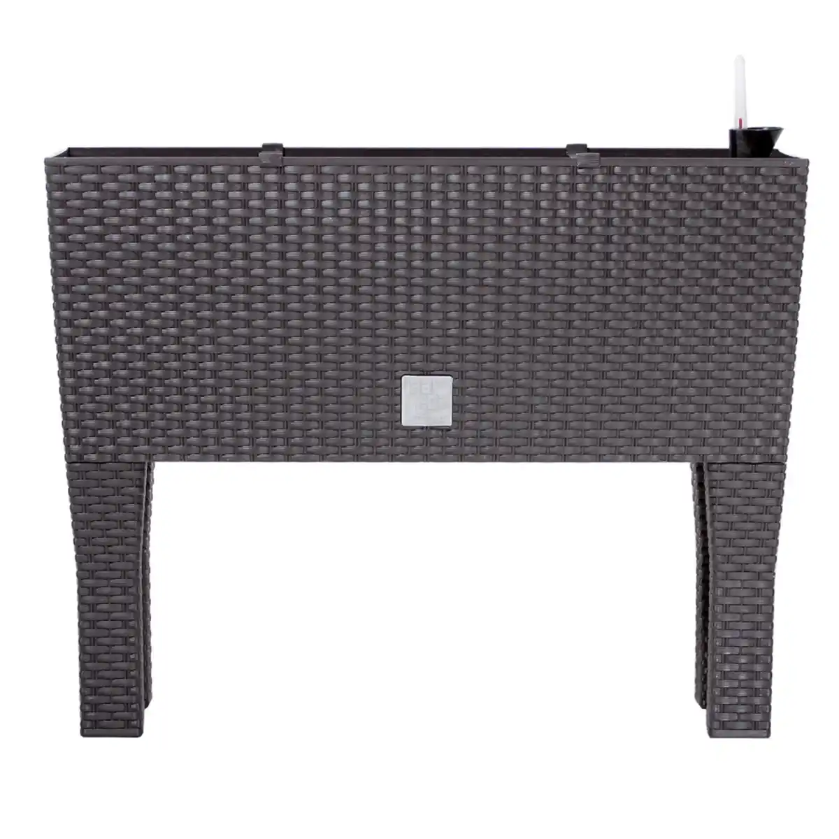 Bild 3 von XXL Pflanzkasten in Rattanoptik, ca. 72 Liter - Anthrazit