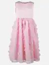 Bild 1 von Mädchen Kleid im romantischen Look mit Mesh und Blumen Rosa