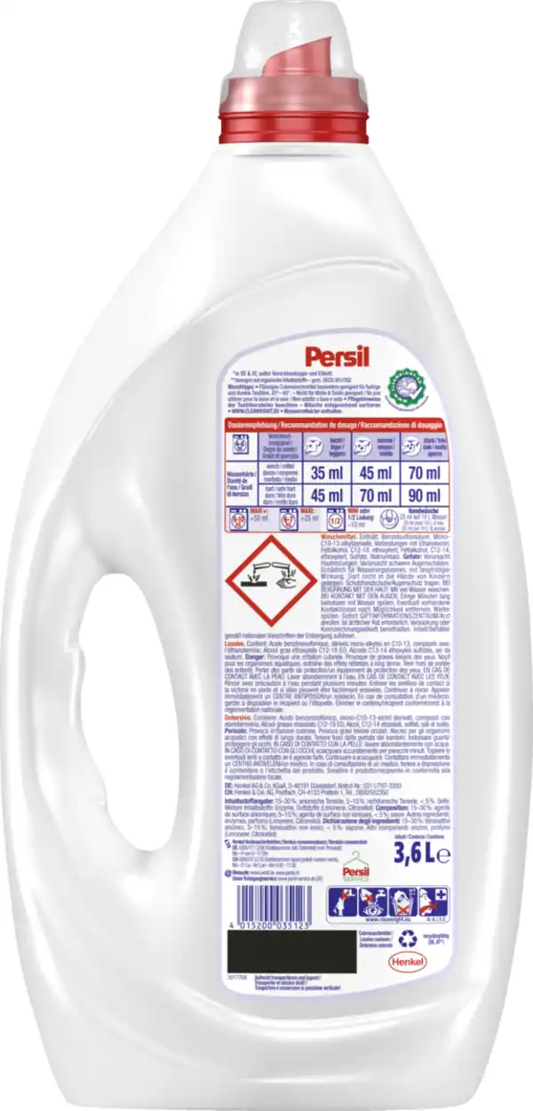 Bild 2 von Persil Gel Color Flüssigwaschmittel 80 WL