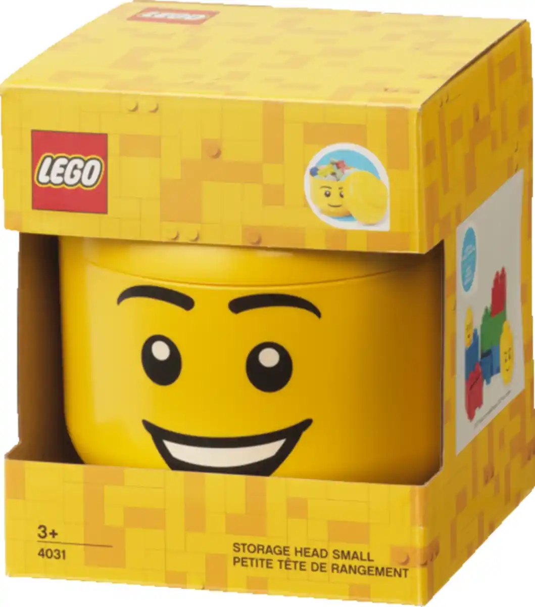 Bild 1 von LEGO Aufbewahrungskopf (small), Happy Boy