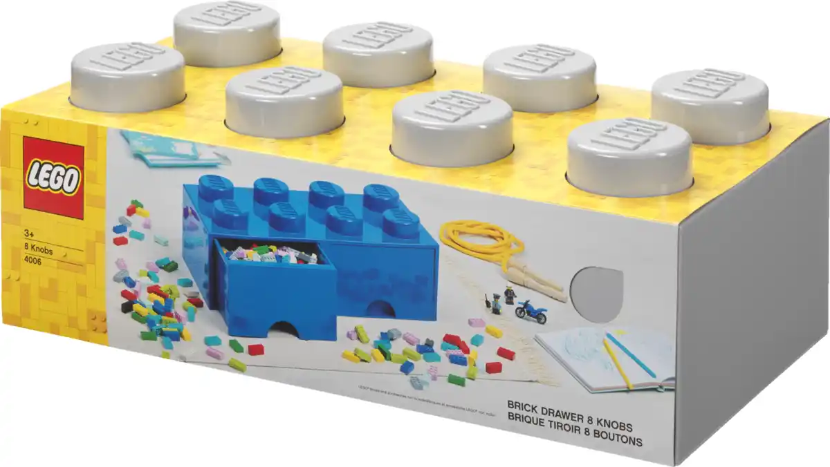 Bild 1 von LEGO Schubladenelement 8 Noppen, Grau