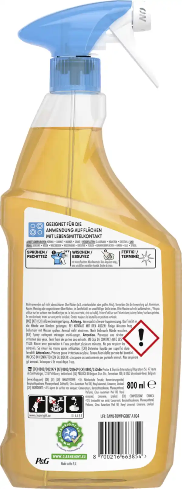 Bild 2 von Meister Proper Allzweckreiniger Spray Küche, 800 ml