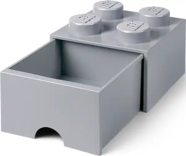 Bild 2 von LEGO Schubladenelement 4 Noppen, Grau