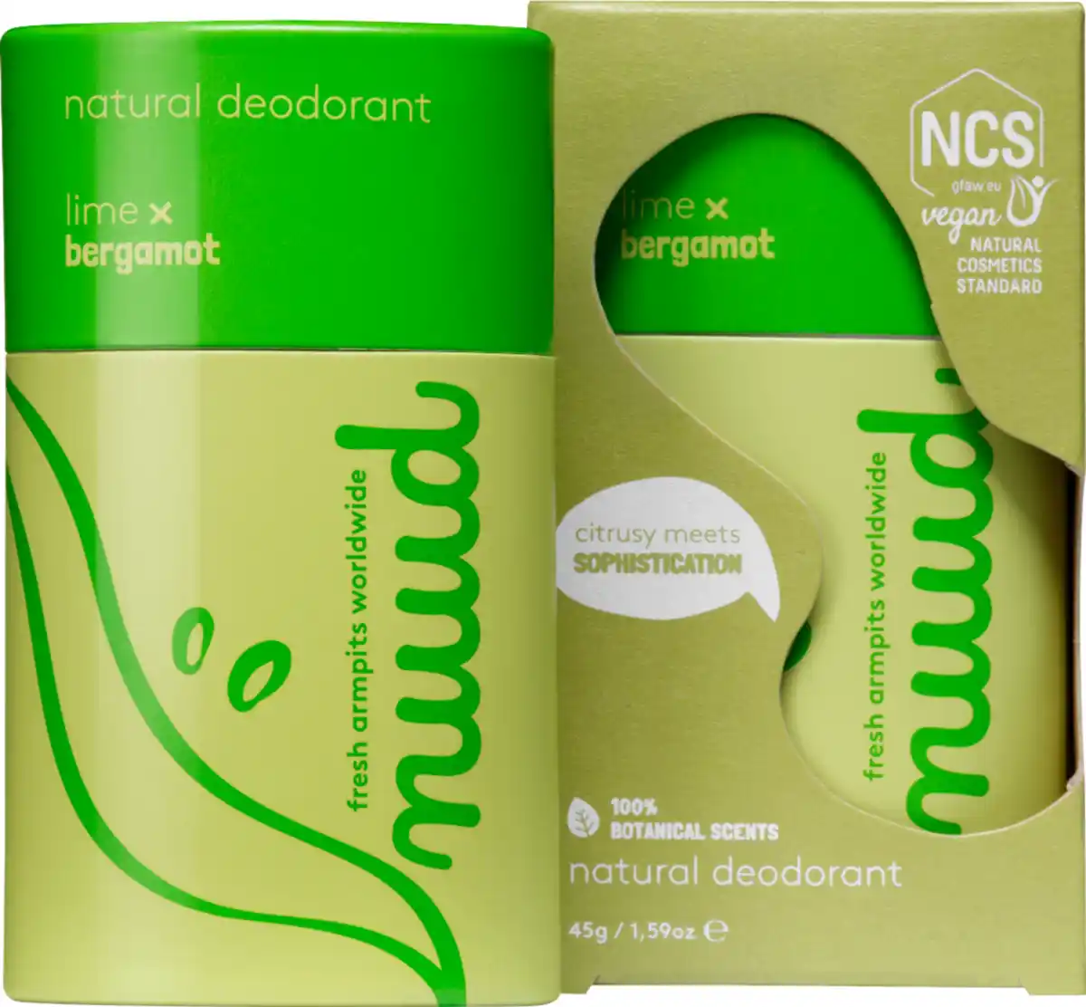 Bild 1 von nuud Deo Stick Lime & Bergamot, 45 g