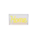 Bild 1 von toom LED-Neon-Leuchtbox 'Home' 23 x 12,7 cm