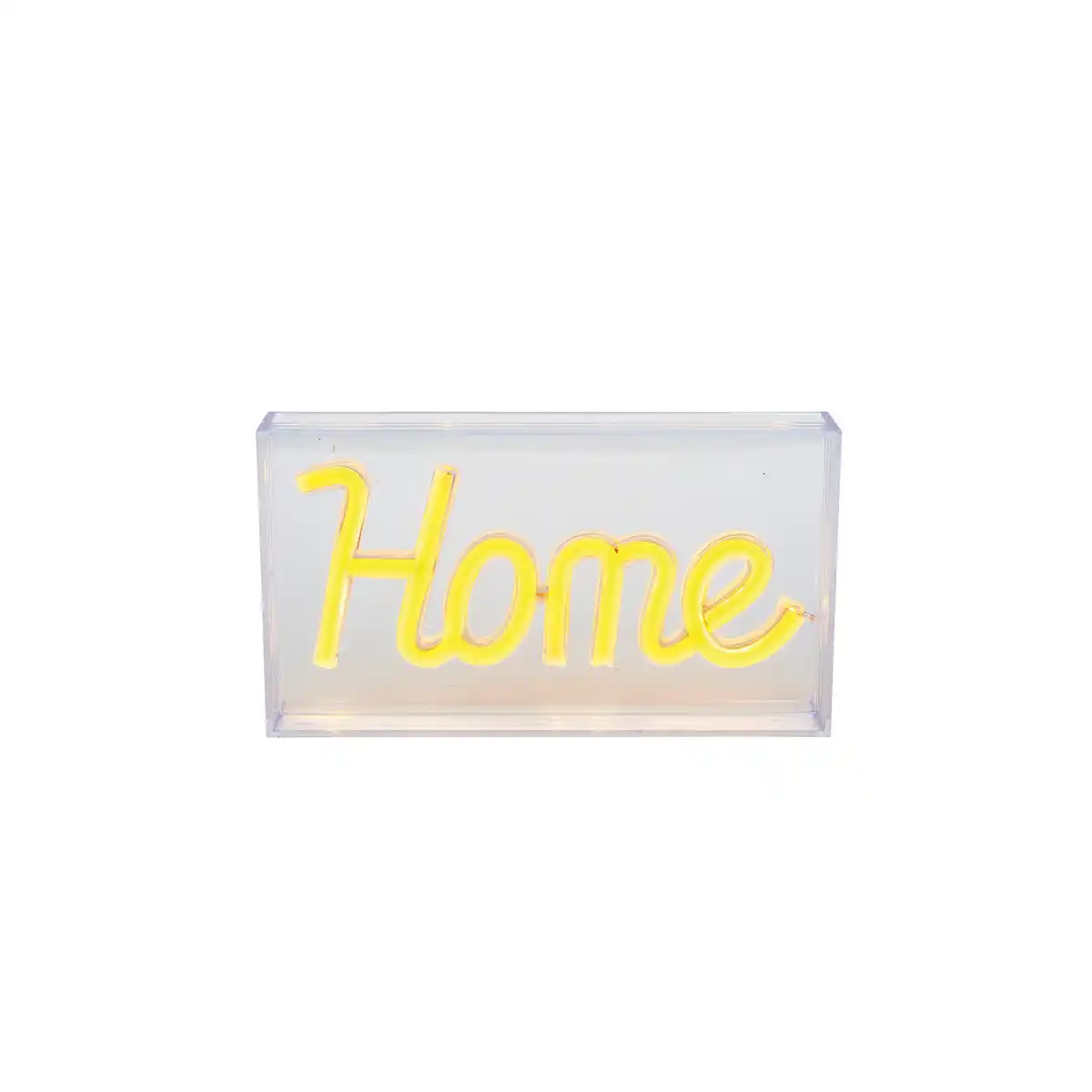 Bild 1 von toom LED-Neon-Leuchtbox 'Home' 23 x 12,7 cm