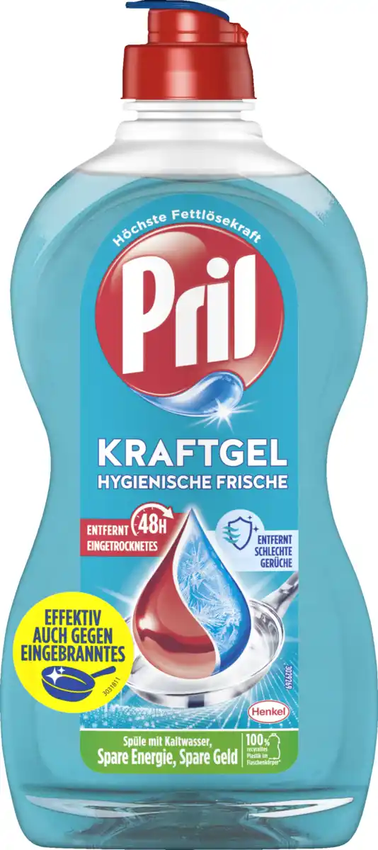 Bild 1 von Pril Handspülmittel Kraft Gel Hygienische Frische, 450 ml