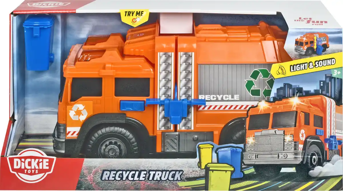 Bild 1 von Dickie Toys Recycle Truck mit Licht