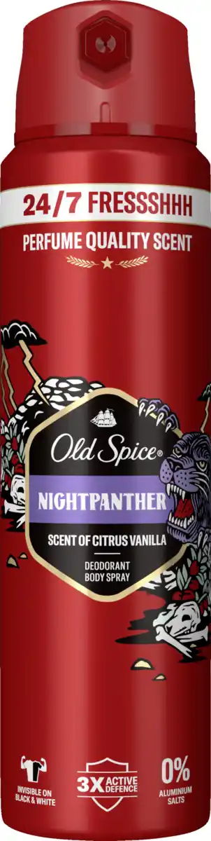 Bild 1 von Old Spice Deospray Nightpanther, 150 ml