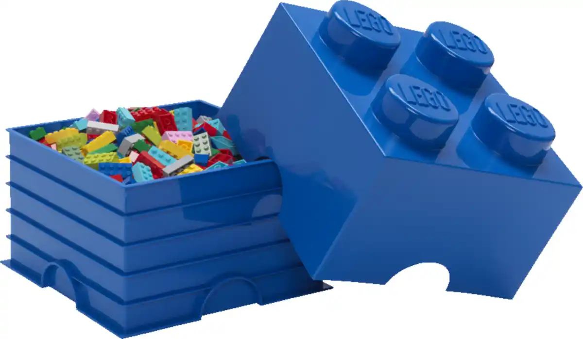 Bild 2 von LEGO Aufbewahrungsstein 4 Noppen, Blau