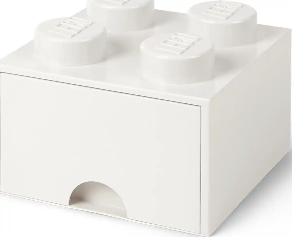 Bild 4 von LEGO Schubladenelement 4 Noppen, Weiß