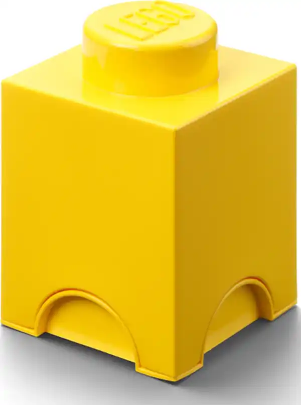Bild 3 von LEGO Aufbewahrungsstein 1 Noppe, Gelb