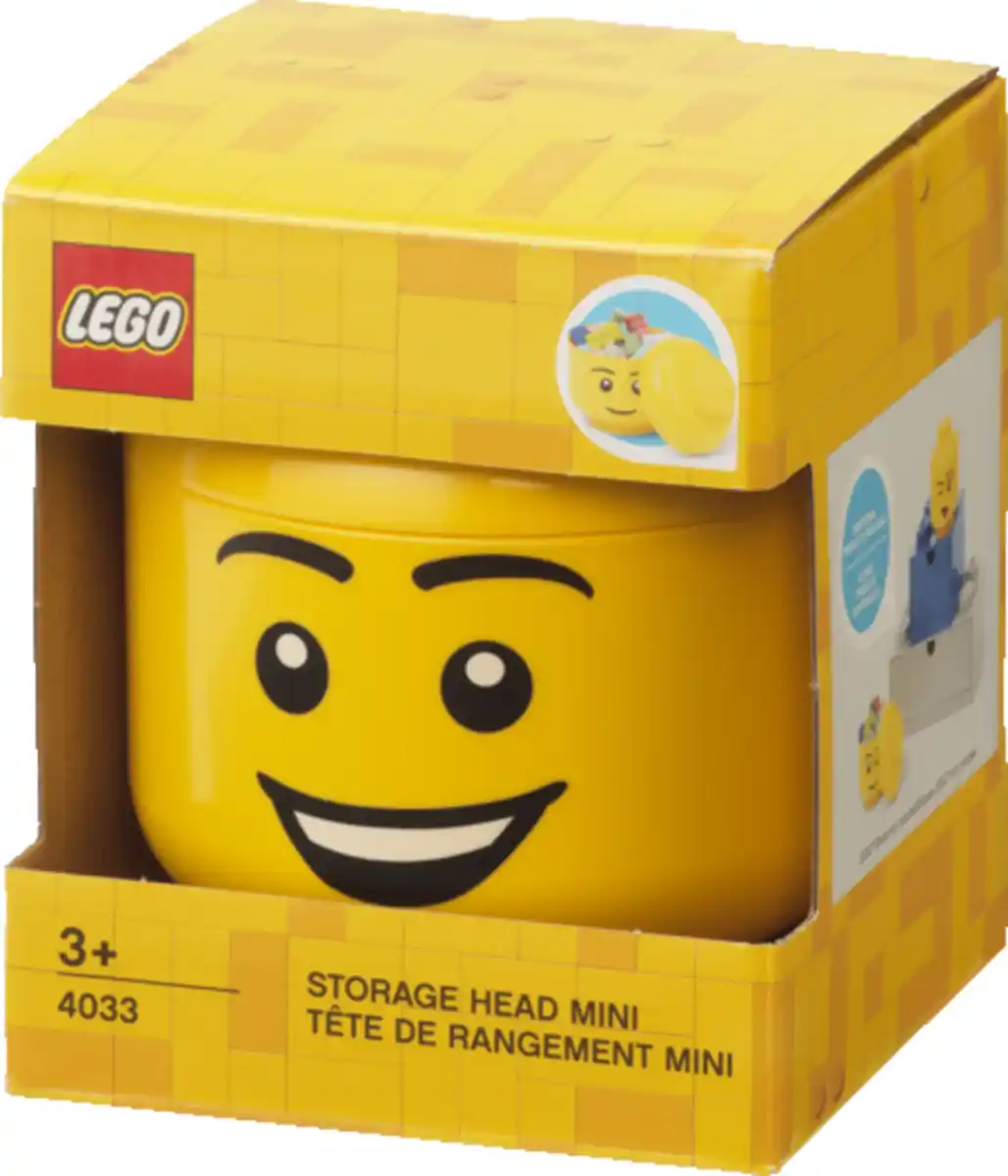 Bild 1 von LEGO Aufbewahrungskopf (mini), Happy Boy