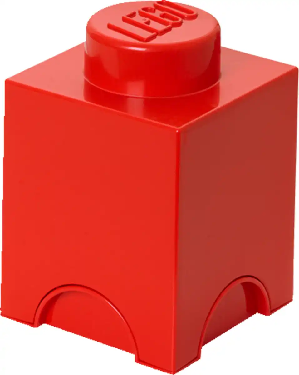 Bild 3 von LEGO Aufbewahrungsstein 1 Noppe, Rot