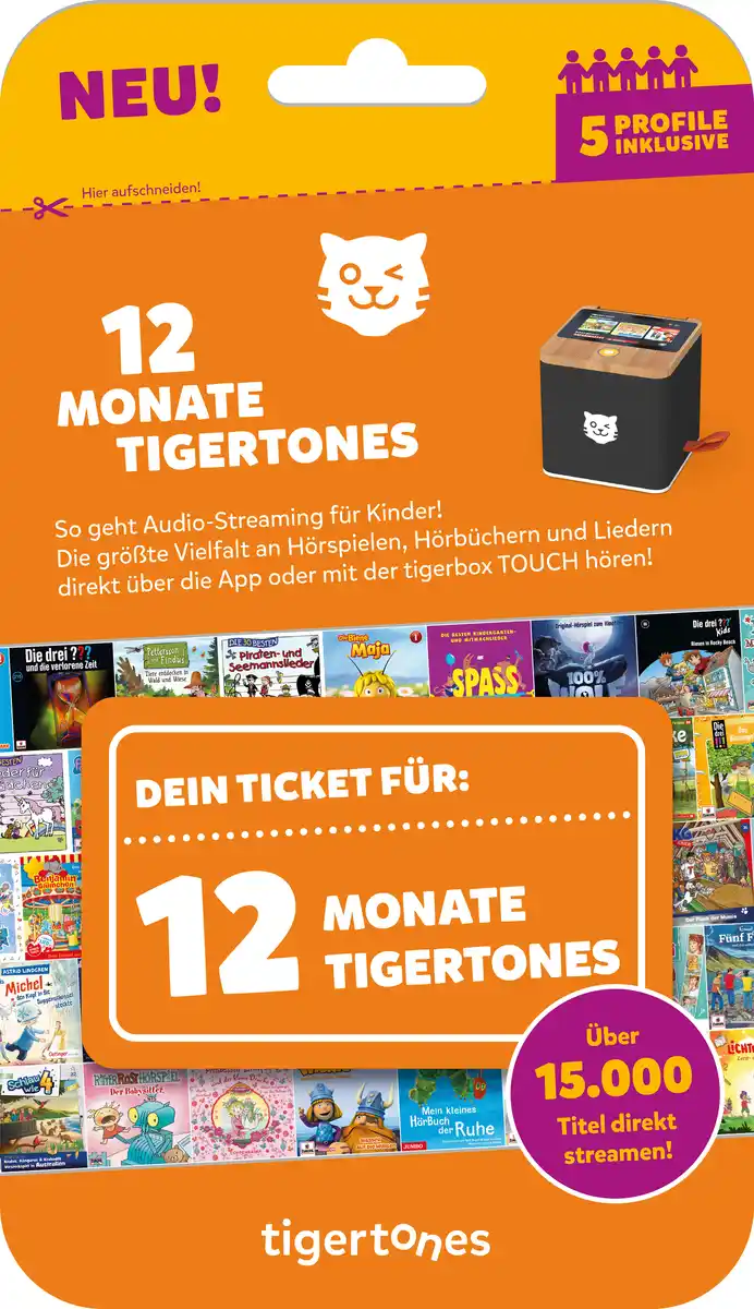 Bild 1 von Tigermedia Tigertones - Ticket 12 Monate