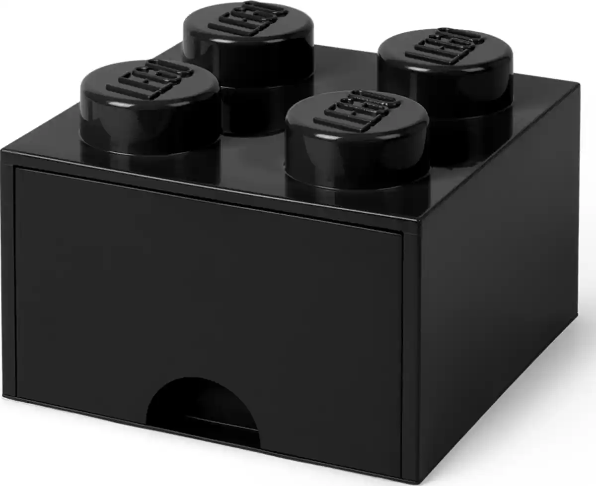 Bild 2 von LEGO Schubladenelement 4 Noppen, Schwarz