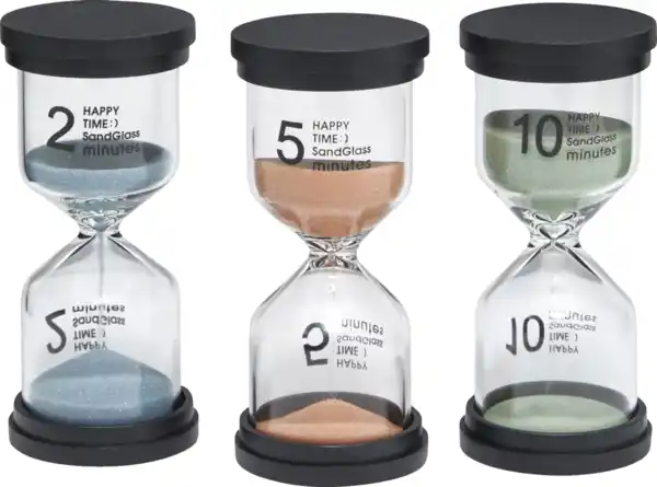 Bild 2 von IDEENWELT 3er-Set Sanduhren