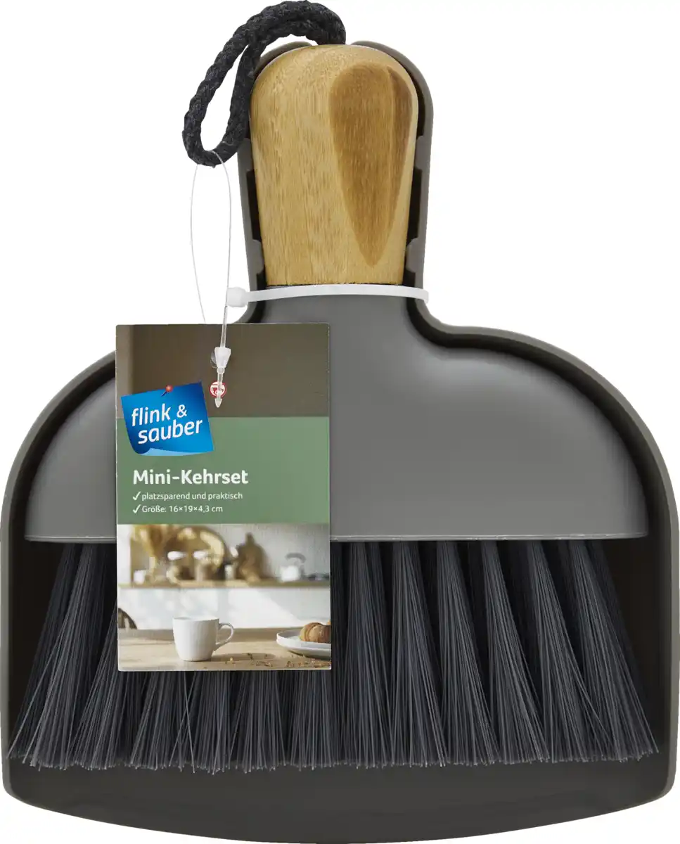 Bild 1 von flink & sauber Bambus Mini-Kehrset