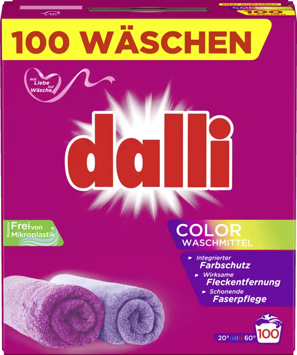 Bild 1 von dalli Colorwaschmittel 100 WL