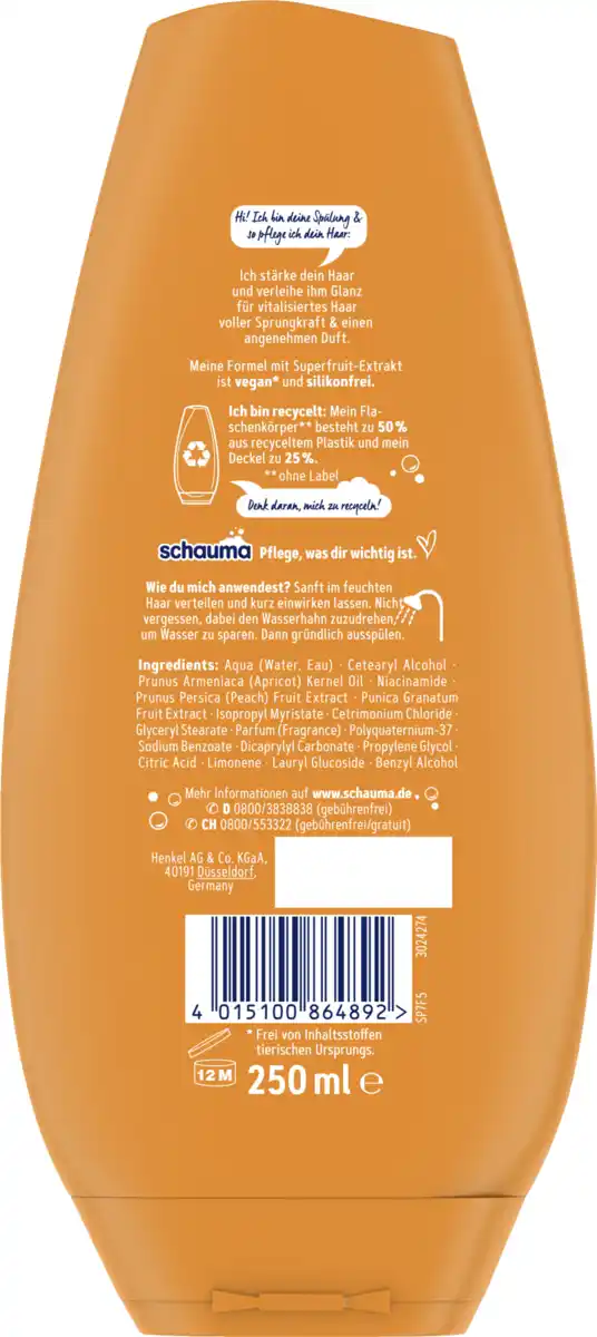 Bild 2 von Schauma Spülung Superfruit & Glanz, 250 ml