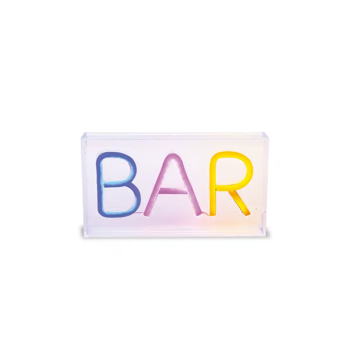 Bild 1 von toom LED-Neon-Leuchtbox 'Bar' 23 x 12,7 cm