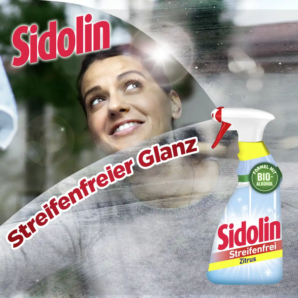 Bild 4 von Sidolin Streifenfrei Zitrus Glasreiniger, 500 ml