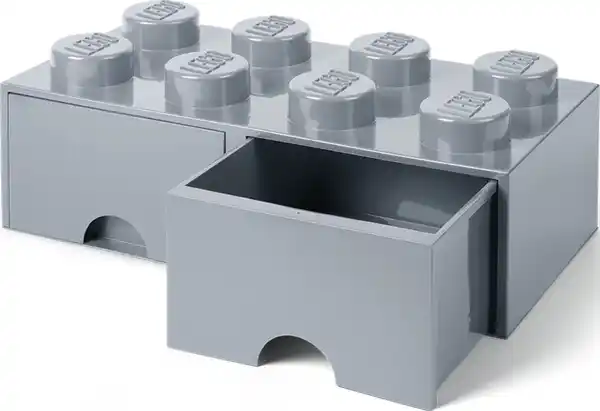 Bild 2 von LEGO Schubladenelement 8 Noppen, Grau