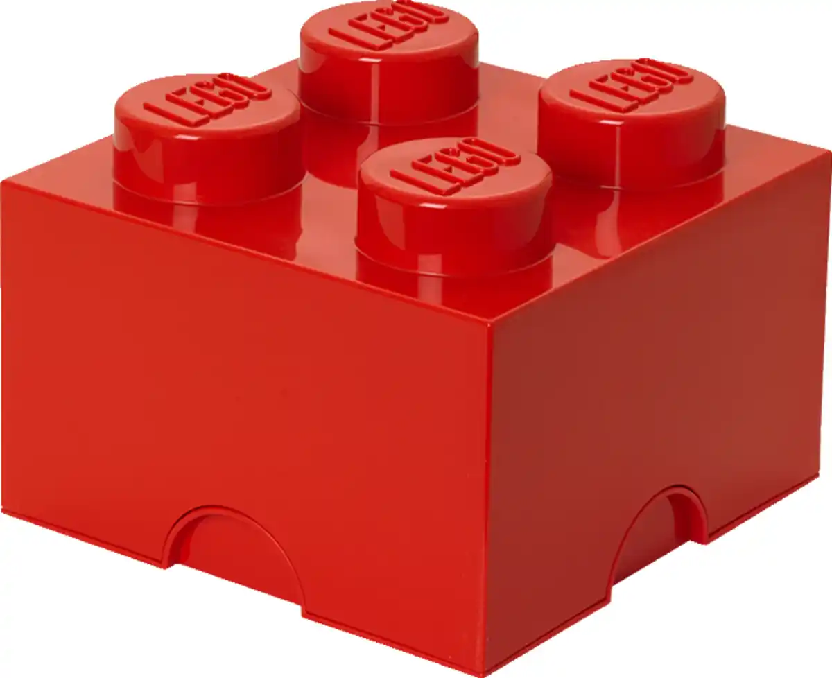 Bild 3 von LEGO Aufbewahrungsstein 4 Noppen, Rot