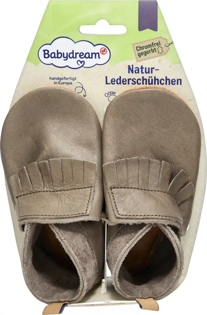 Bild 1 von Babydream Natur-Lederschühchen Gr. 20/21 taupe