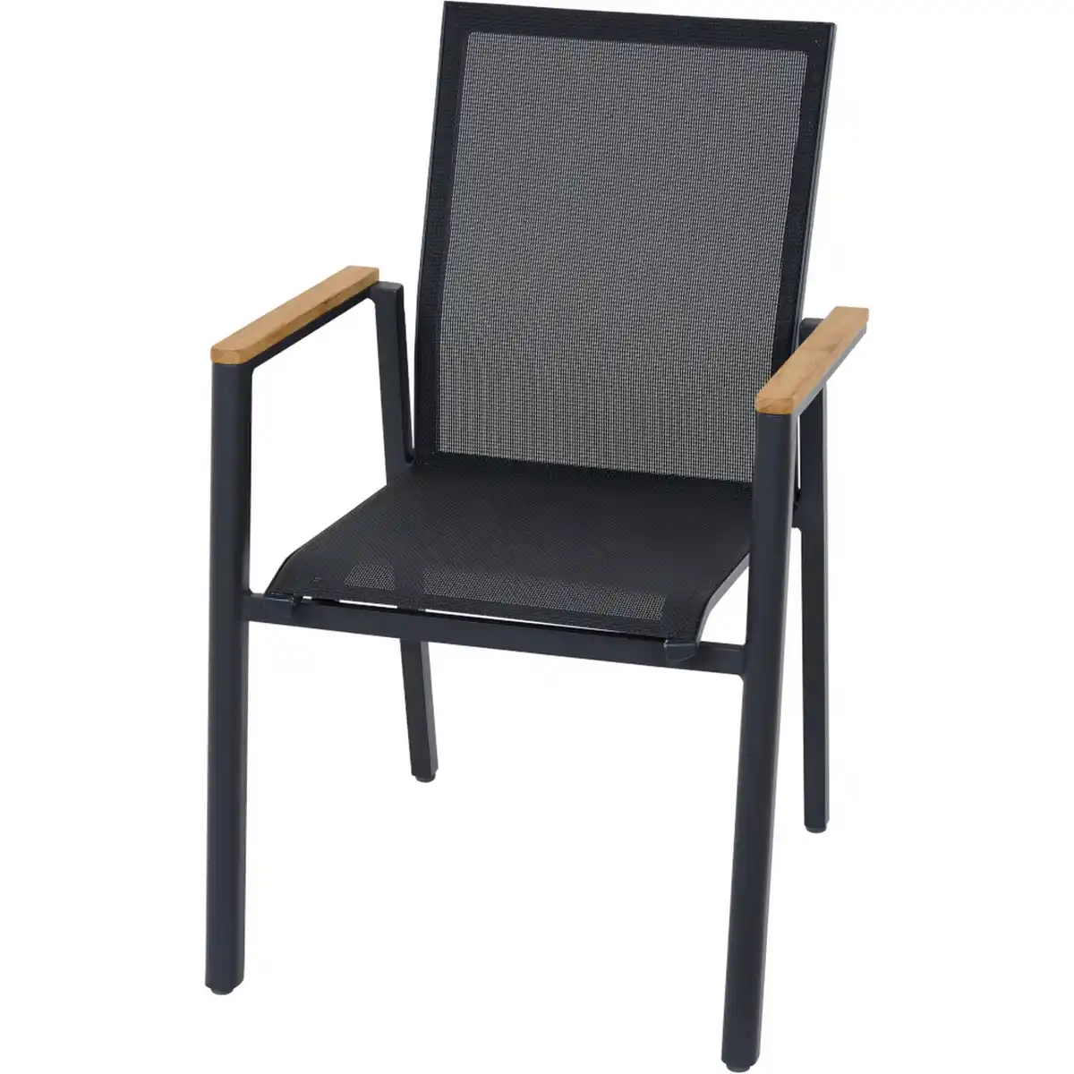 Bild 1 von Siena Garden Stapelsessel 'Bologna' anthrazit/matt 42,5 x 92 x 56 cm