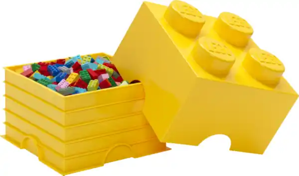 Bild 3 von LEGO Aufbewahrungsstein 4 Noppen, Gelb