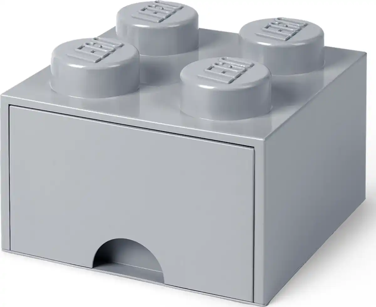 Bild 3 von LEGO Schubladenelement 4 Noppen, Grau