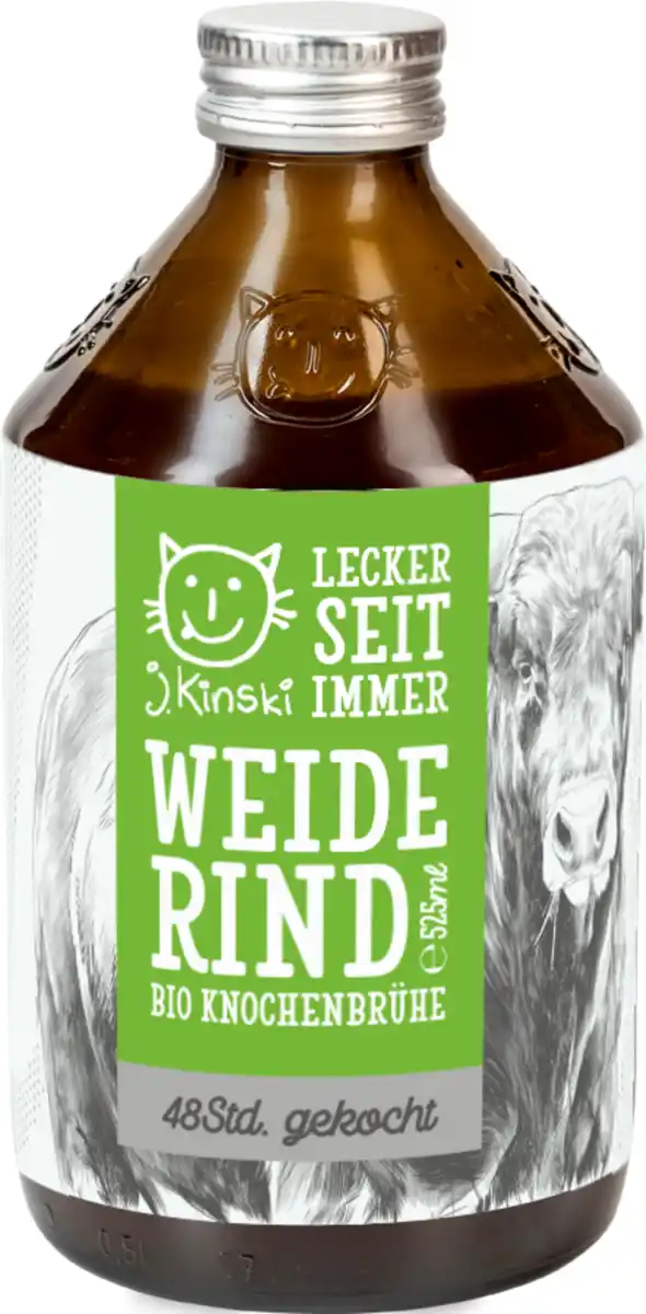 Bild 1 von J.Kinski Bio Weiderind Knochenbrühe, 525 ml