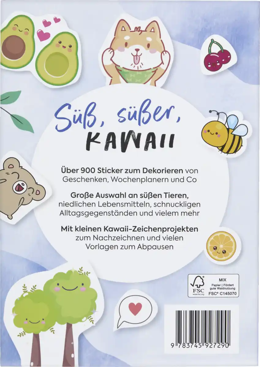 Bild 2 von IDEENWELT Stickerbuch Kawaii