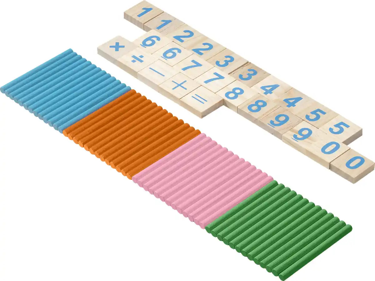 Bild 1 von IDEENWELT Montessori-Rechenstäbchen