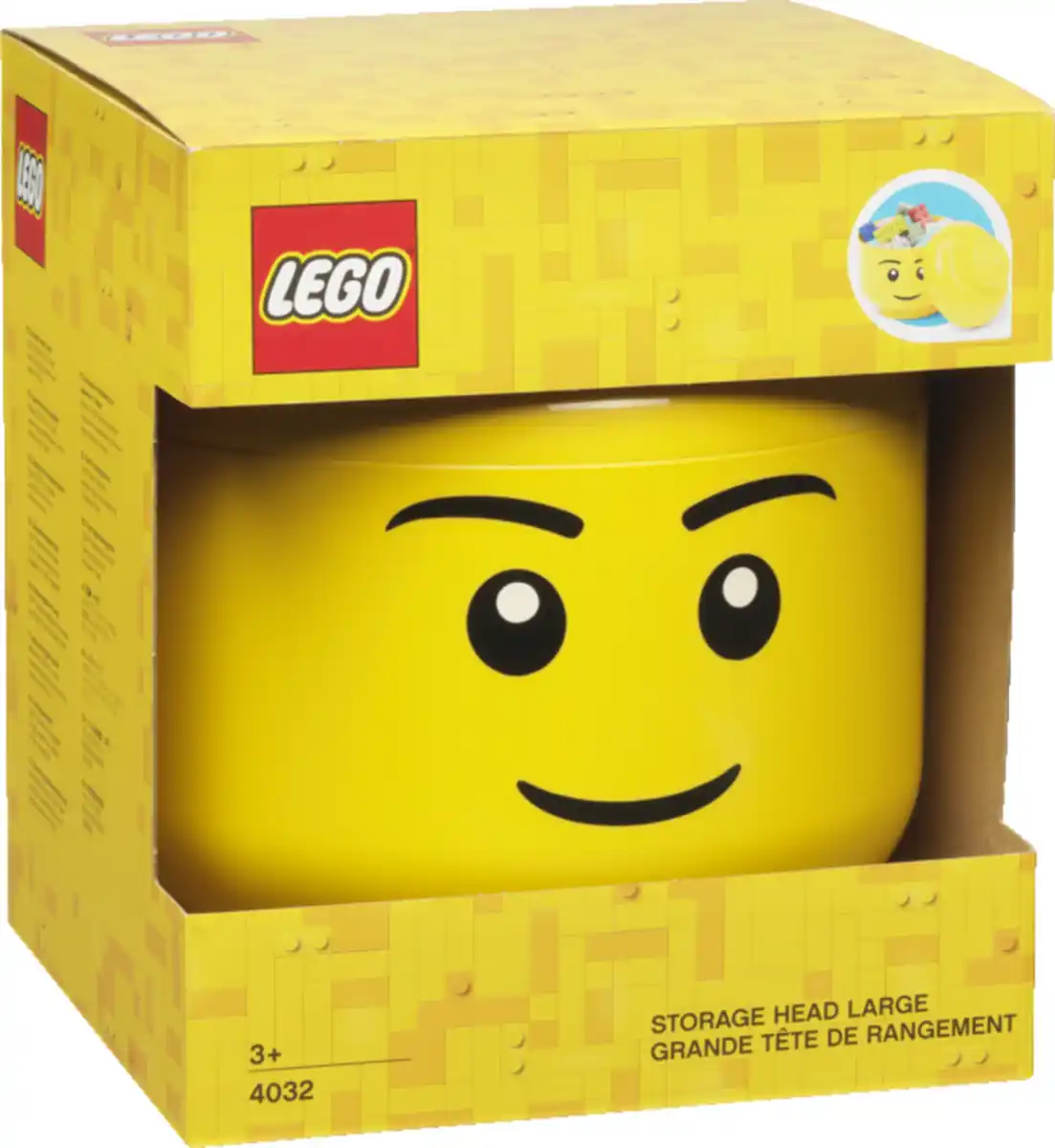 Bild 1 von LEGO Aufbewahrungskopf (large), Boy