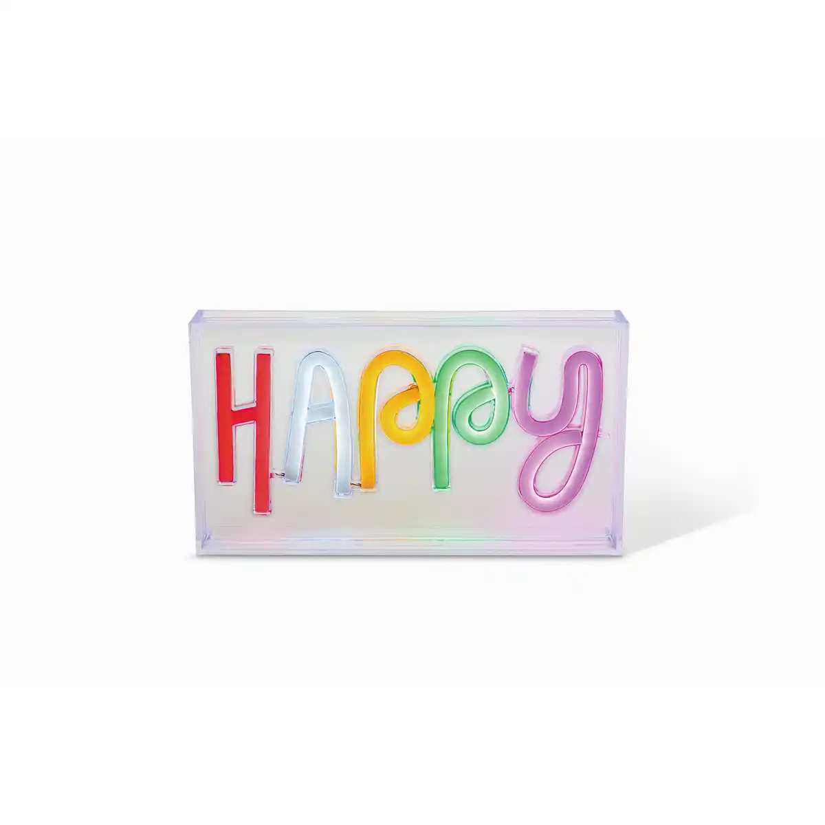 Bild 1 von toom LED-Neon-Leuchtbox 'Happy' 23 x 12,7 cm