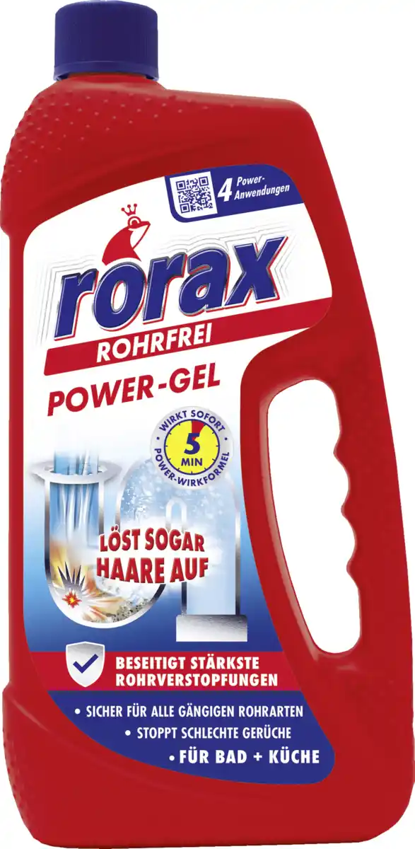 Bild 1 von rorax Rohrfrei Power-Gel, 1.000 ml
