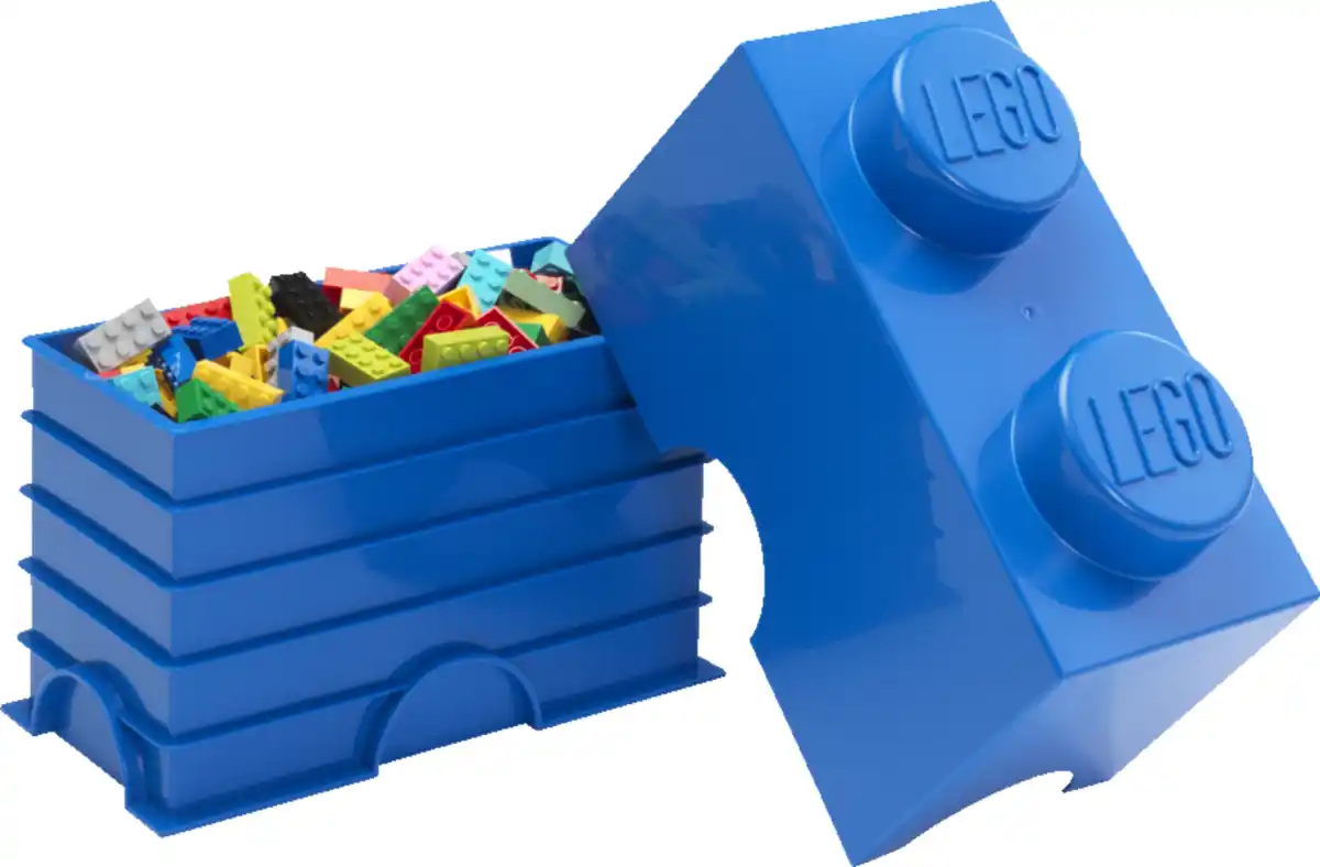 Bild 2 von LEGO Aufbewahrungsstein 2 Noppen, Blau