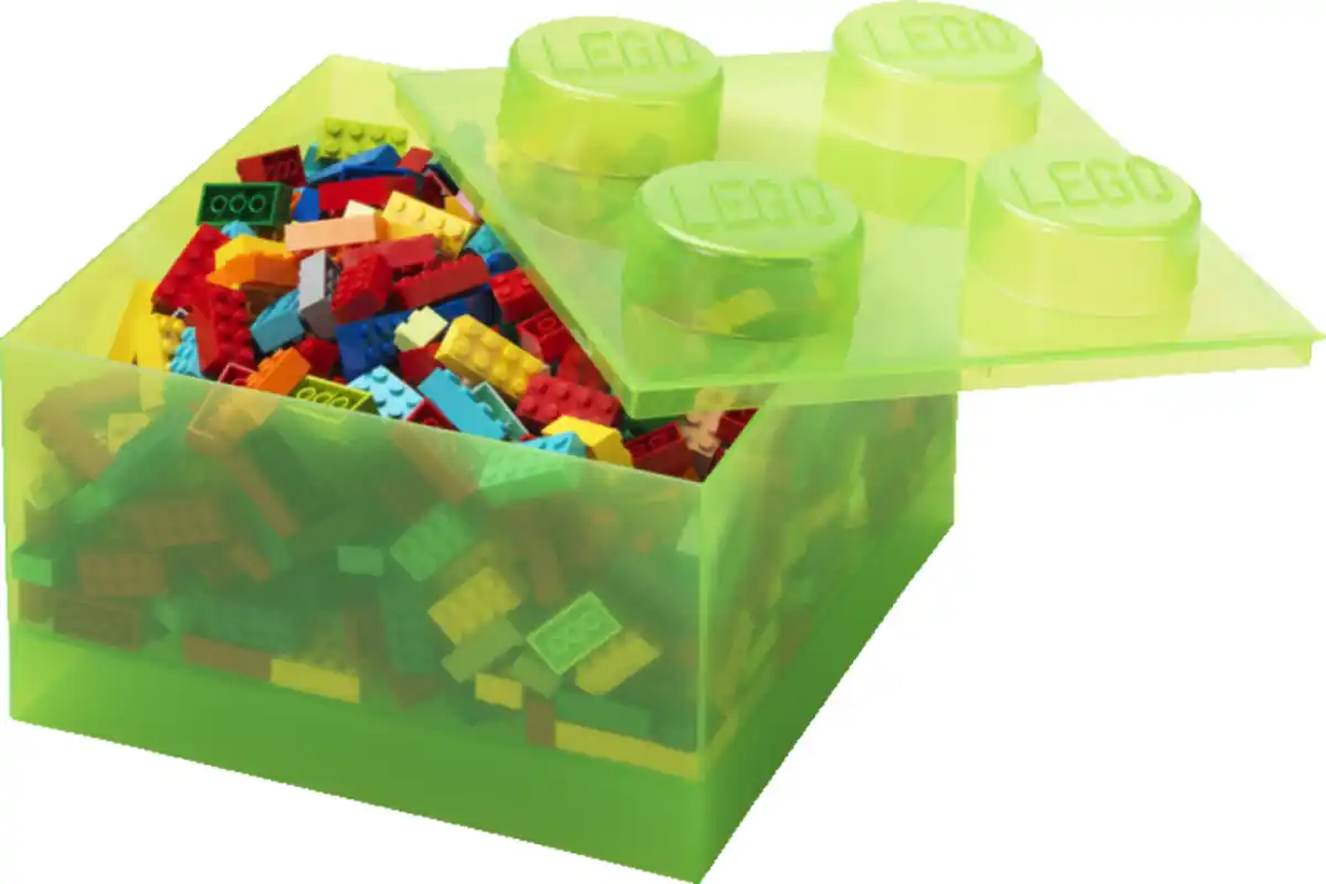 Bild 1 von LEGO Aufbewahrungsstein 4 Noppen, Grün