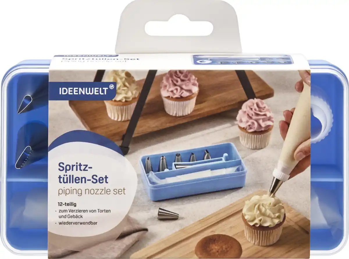 Bild 1 von IDEENWELT Spritztüllen-Set 12 tlg.