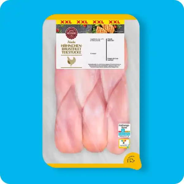 Bild 1 von MEINE METZGEREI Hähnchen-Brustfilets, Haltungsform 2: Stallhaltung Plus²