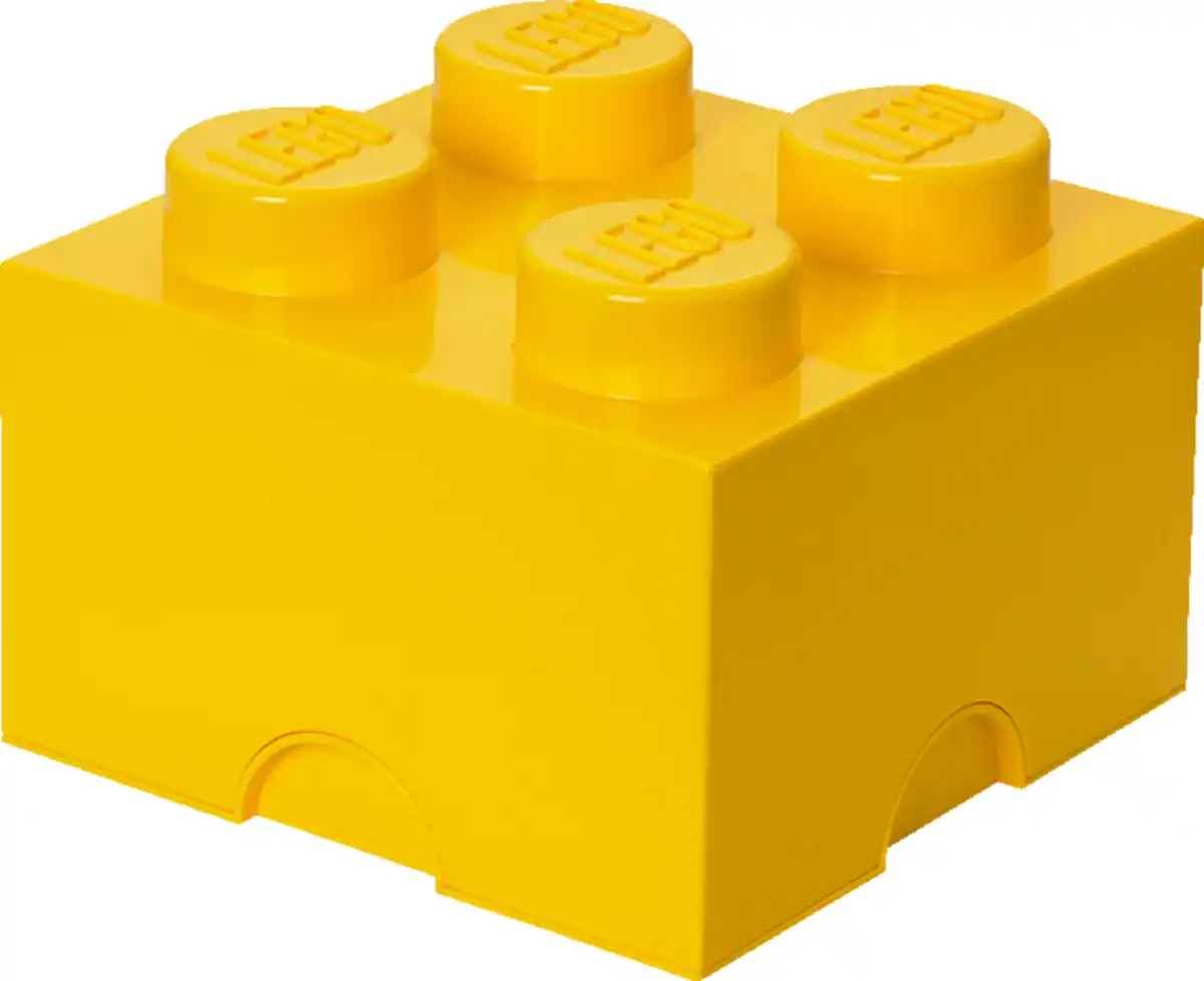 Bild 2 von LEGO Aufbewahrungsstein 4 Noppen, Gelb