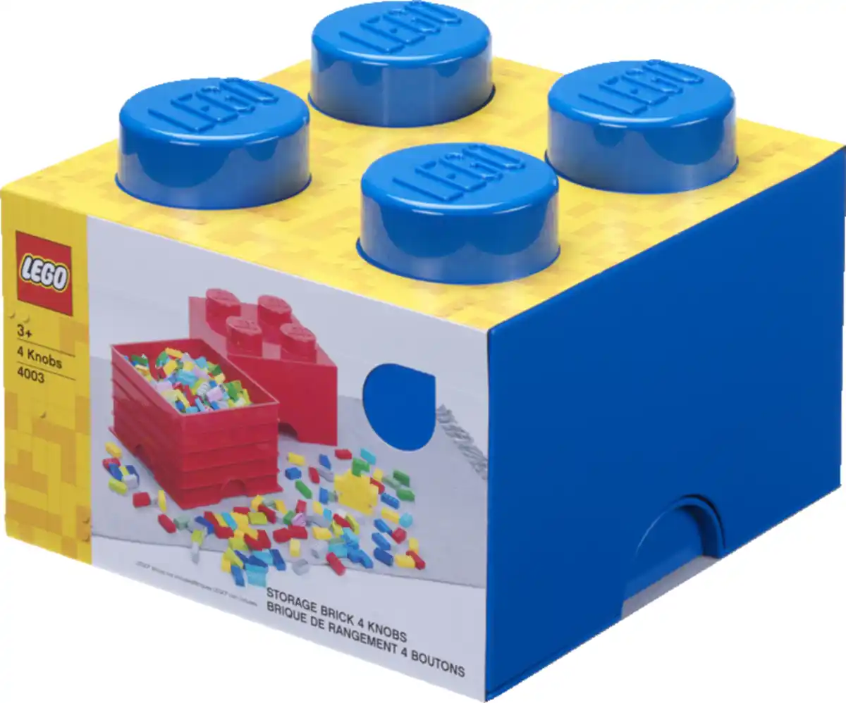 Bild 1 von LEGO Aufbewahrungsstein 4 Noppen, Blau