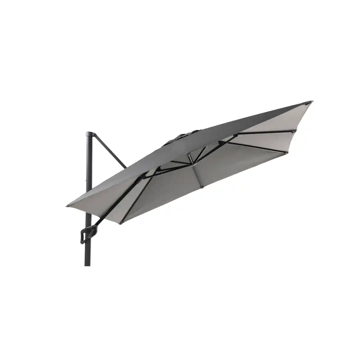 Bild 1 von Ampelschirm 'Kos' grau 295 x 295 cm