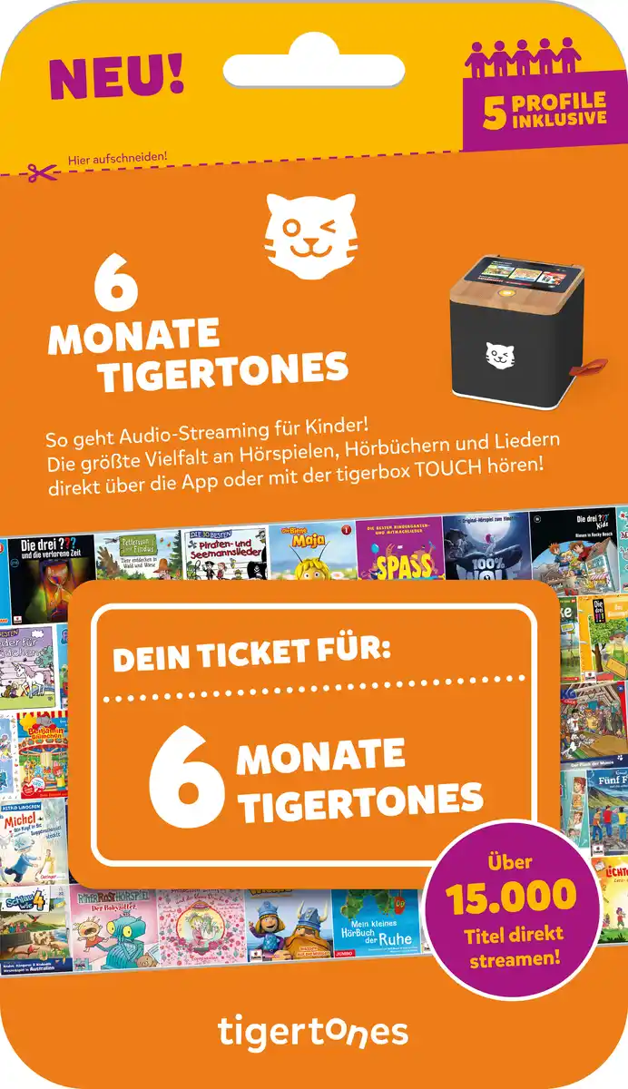 Bild 1 von Tigermedia Tigertones - Ticket 6 Monate
