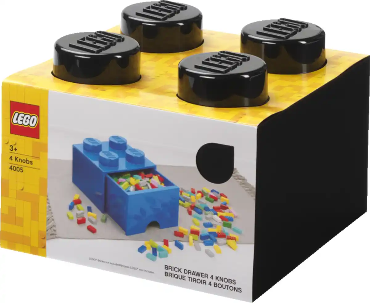 Bild 1 von LEGO Schubladenelement 4 Noppen, Schwarz