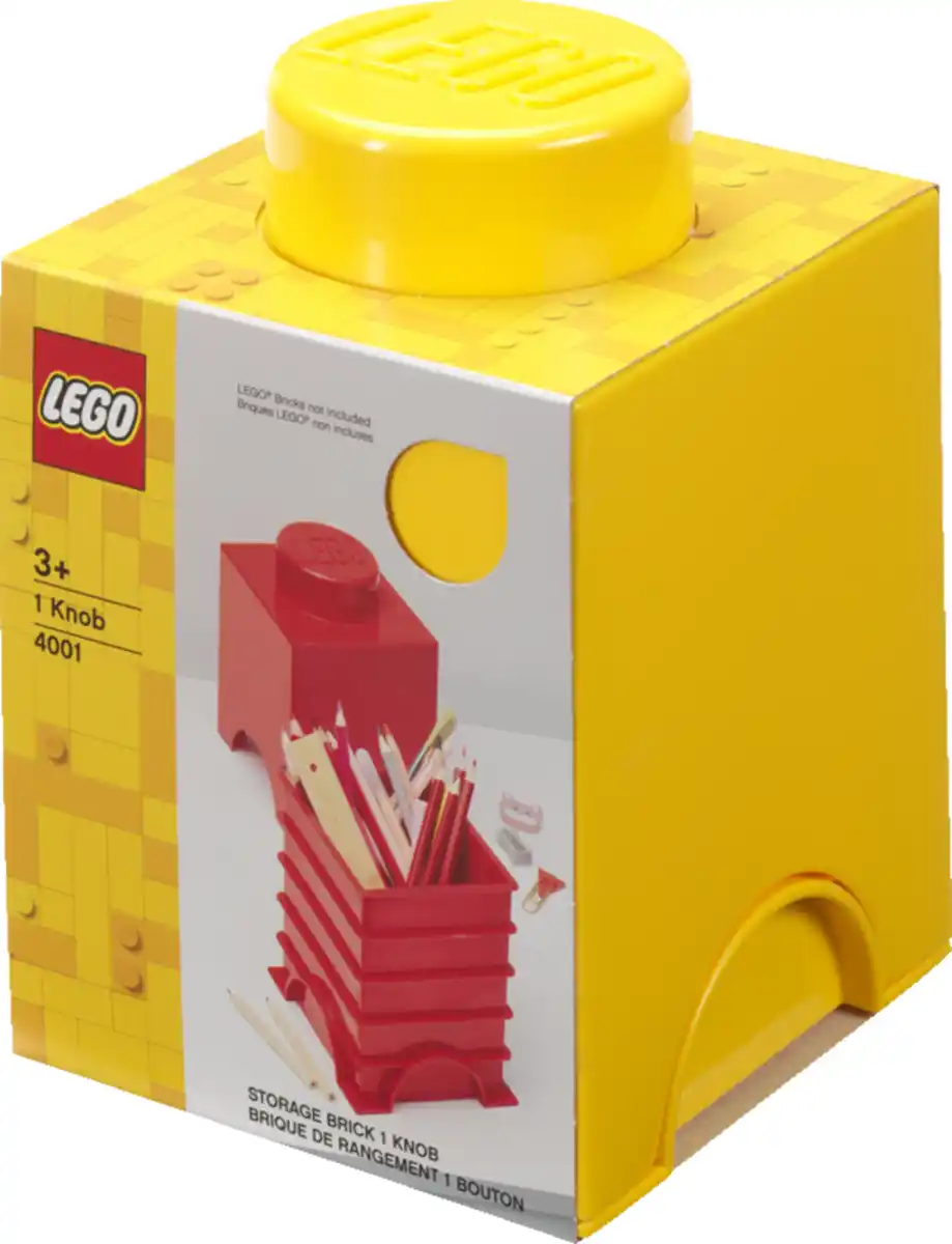 Bild 1 von LEGO Aufbewahrungsstein 1 Noppe, Gelb