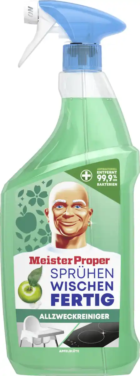 Bild 1 von Meister Proper Allzweckreiniger Spray Antibakteriell, 800 ml